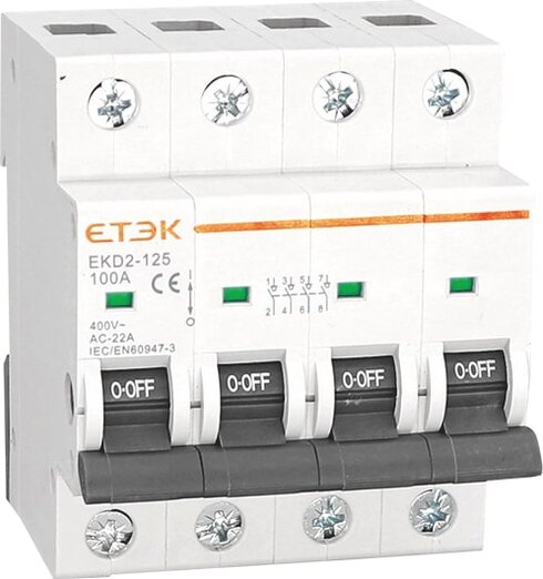 HLAVNÝ VYPÍNAČ EKD2-125-4-050