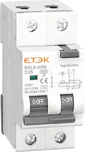 PRÚDOVÝ CHRÁNIČ S ISTIČOM EKL8-40M-1NB20300A