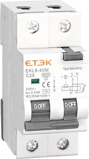 PRÚDOVÝ CHRÁNIČ S ISTIČOM EKL8-40M-1NC06100A