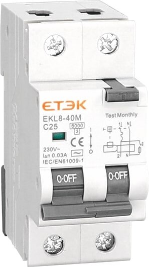 PRÚDOVÝ CHRÁNIČ S ISTIČOM EKL8-40M-1NC3230A